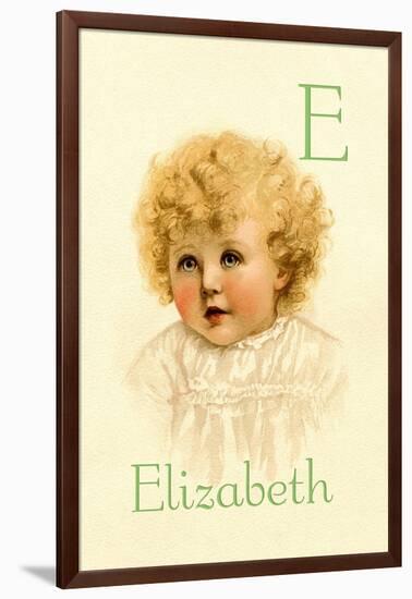 E for Elizabeth-Ida Waugh-Framed Art Print