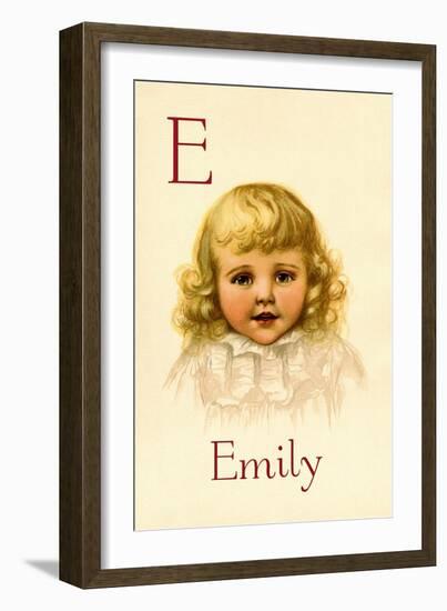 E for Emily-Ida Waugh-Framed Art Print