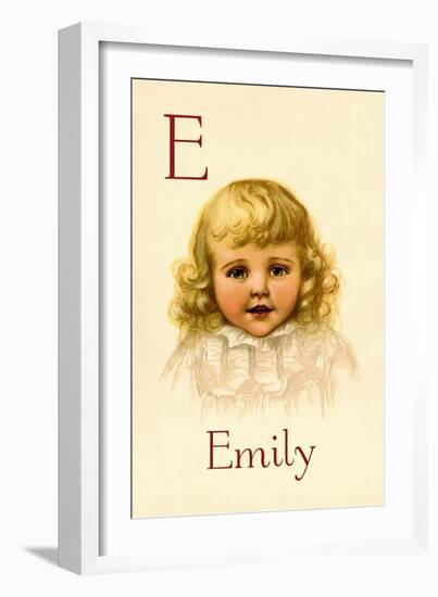 E for Emily-Ida Waugh-Framed Art Print