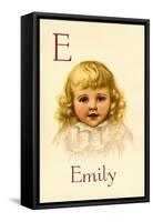 E for Emily-Ida Waugh-Framed Stretched Canvas