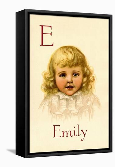 E for Emily-Ida Waugh-Framed Stretched Canvas