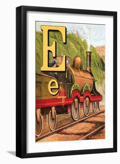 E For the Engine That's Lighted With Coke-Edmund Evans-Framed Art Print