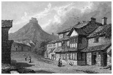 Abergavenny from the Usk Road, Wales, 19th Century-E Francis-Giclee Print