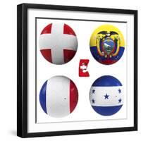 E Group of the World Cup-croreja-Framed Premium Giclee Print