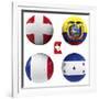 E Group of the World Cup-croreja-Framed Premium Giclee Print