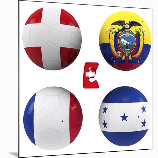 E Group of the World Cup-croreja-Mounted Premium Giclee Print