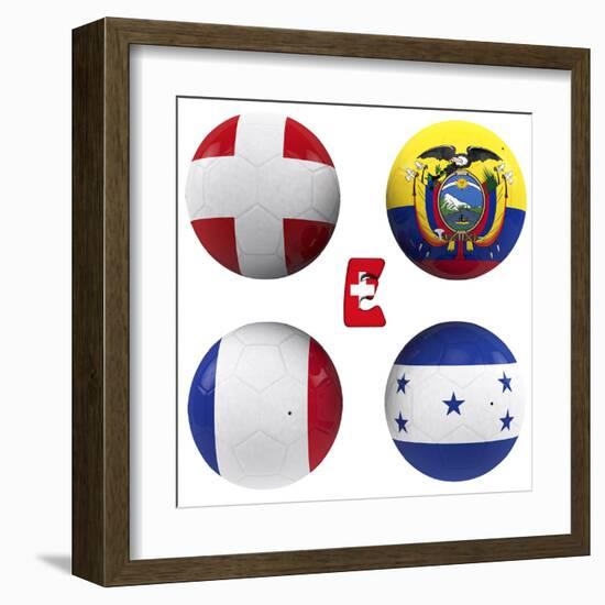 E Group of the World Cup-croreja-Framed Art Print