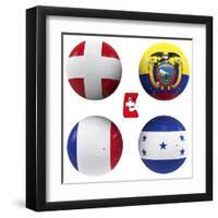 E Group of the World Cup-croreja-Framed Art Print