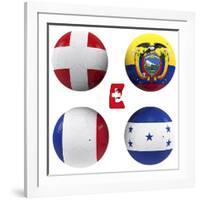 E Group of the World Cup-croreja-Framed Art Print