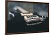 E-guitar-Roswitha Schleicher-Schwarz-Framed Photographic Print