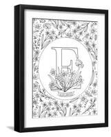 E is for Edelweiss-Heather Rosas-Framed Art Print