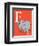 E is for Elephant (red)-Theodor (Dr. Seuss) Geisel-Framed Art Print