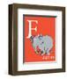 E is for Elephant (red)-Theodor (Dr. Seuss) Geisel-Framed Art Print