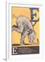 E Is for Elephant-null-Framed Art Print