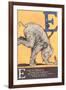 E Is for Elephant-null-Framed Art Print