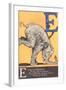 E Is for Elephant-null-Framed Art Print