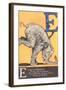 E Is for Elephant-null-Framed Art Print