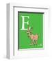 E is for Elk (green)-Theodor (Dr. Seuss) Geisel-Framed Art Print