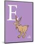 E is for Elk (purple)-Theodor (Dr. Seuss) Geisel-Mounted Art Print