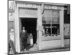 E.J. Crane Watchmaker and Jeweler Shop-null-Mounted Premium Photographic Print