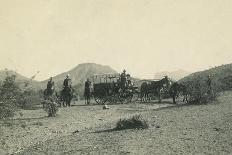 Major Pope M. D. With 11Th Inf. On March In Arizona In 1891-E.M. Jennings-Framed Art Print