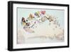 "E-Migration, or a Flight of 'Fair' Game", a Cartoon Satirising the Encouragement of Unmarried…-null-Framed Giclee Print