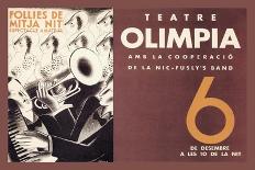 Theatre Olimpia-E. Mora-Framed Stretched Canvas