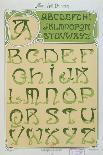 Art Nouveau Alphabet. 1903-E. Mulier-Giclee Print