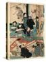 E O Narau Kodomo Tachi, Children in a Painting Class-Utagawa Kuniyoshi-Stretched Canvas