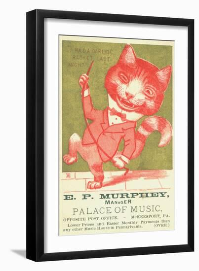 E.P. Murphey, Palace of Music Trade Card-null-Framed Giclee Print