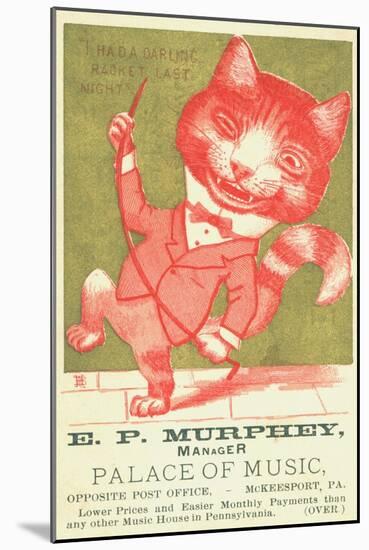 E.P. Murphey, Palace of Music Trade Card-null-Mounted Giclee Print