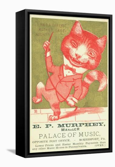 E.P. Murphey, Palace of Music Trade Card-null-Framed Stretched Canvas