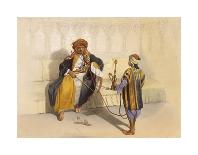 Arab Sheikh Smoking-E Prisse-Laminated Premium Giclee Print