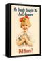 E-Reader Retro Advertising-null-Framed Stretched Canvas