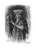Egyptian Music Girl with Tamborine, 1887-E. Ronat-Giclee Print