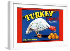 E. Rosello "Turkey" Valencia Onions-null-Framed Art Print