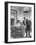 E. Rutherford In the Cavendish Laboratory-Peter Fowler-Framed Photographic Print