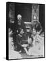 E. Rutherford Together with Niels Bohr-Peter Fowler-Framed Stretched Canvas