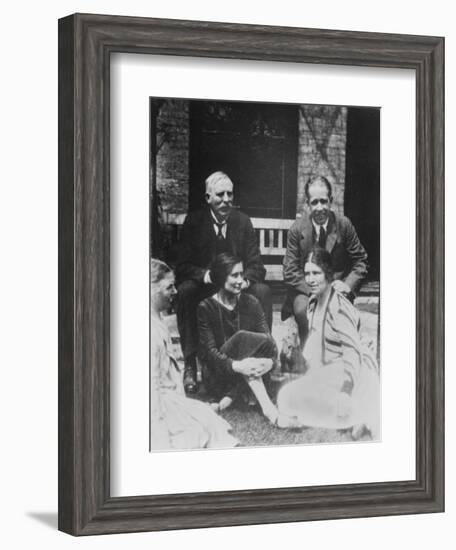 E. Rutherford Together with Niels Bohr-Peter Fowler-Framed Photographic Print