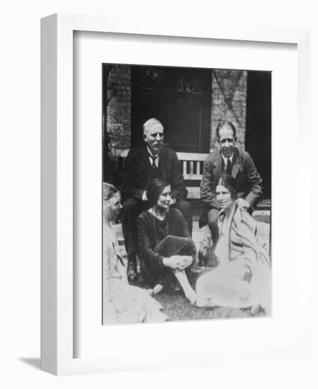 E. Rutherford Together with Niels Bohr-Peter Fowler-Framed Photographic Print