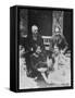 E. Rutherford Together with Niels Bohr-Peter Fowler-Framed Stretched Canvas