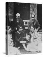 E. Rutherford Together with Niels Bohr-Peter Fowler-Stretched Canvas