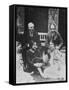 E. Rutherford Together with Niels Bohr-Peter Fowler-Framed Stretched Canvas