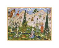 Persian Scene V-E^S^ Elmhurst-Framed Premium Giclee Print