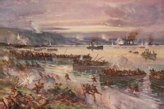 The Battle of the Falklands: the Sinking of the Scharnhorst-E. S. Hodgson-Giclee Print