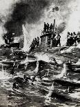 Sinking of the German Submarine U-15 by HMS Birmingham-E. S. Hodgson-Giclee Print