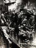 Battle of the Falklands: Sinking of the Scharnhorst, 1914-E. S. Hodgson-Giclee Print