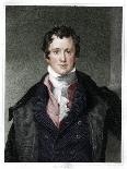 Humphry Davy, English chemist, (1833)-E Scriven-Giclee Print