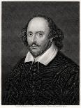 William Shakespeare, English Playwright, 19th Century-E Scriven-Giclee Print