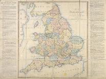 Wallis's New Railway Game, or Tour Through England and Wales, 1830-E. Wallis-Framed Stretched Canvas